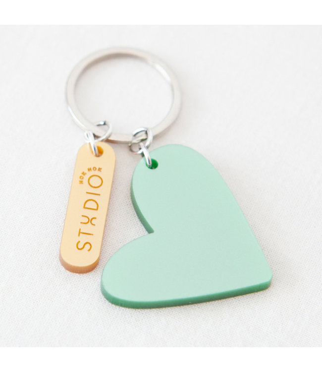 Studio NokNok •• KEYCHAIN.02. GREEN