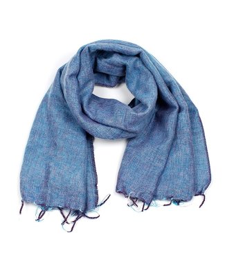 SJAAL MET VERHAAL  •• Sjaal Lavendelblauw