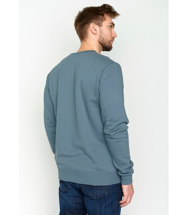 GREENBOMB •• sweatpullover Mountain Stripes | Thunder Grey