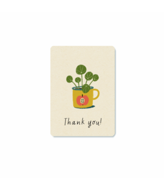 Illu-ster •• Minikaartje | Thank you pilea