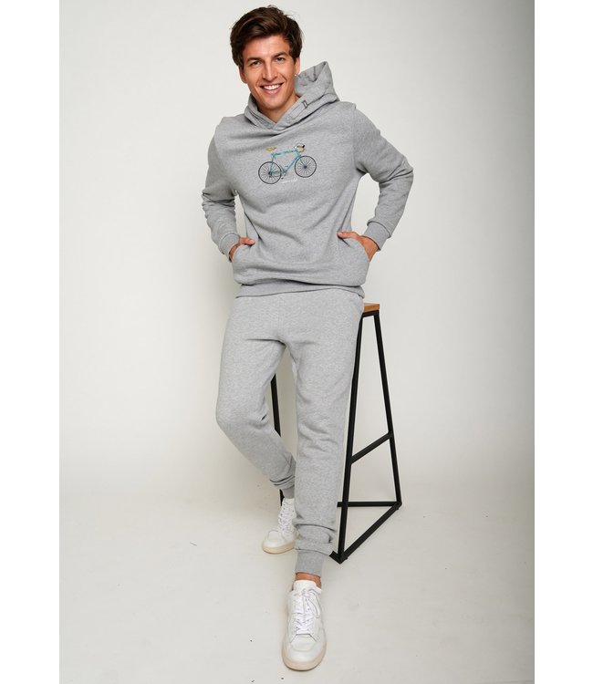 GREENBOMB •• Sweathoodie Bike Uptown | heather grey