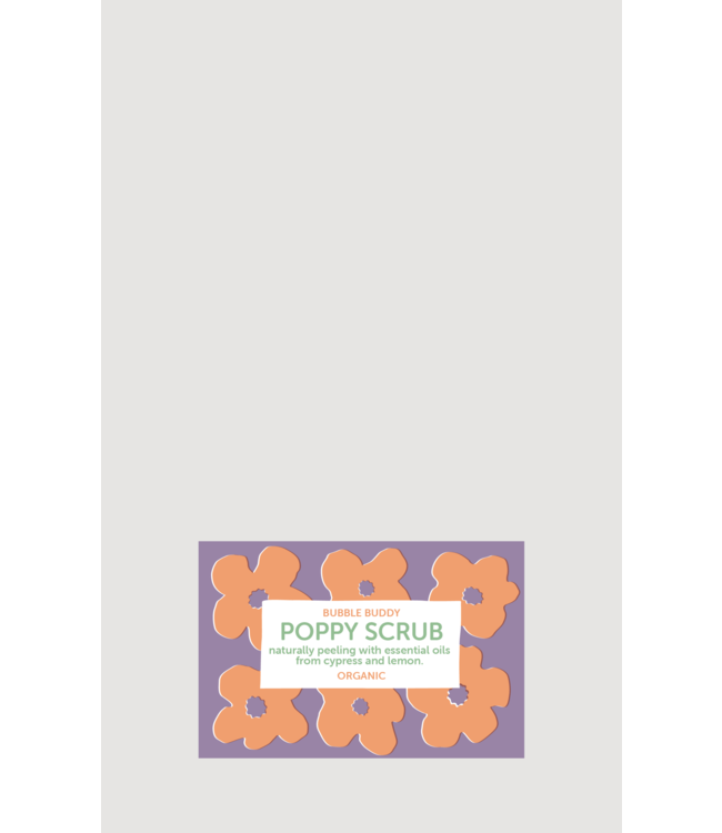FOEKJE FLEUR •• Bubble Buddy organic poppy scrub