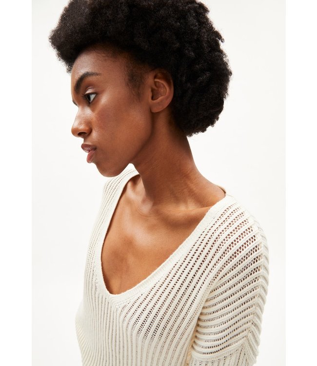 ARMEDANGELS •• RANAA CROCHET | Pullover lose fit van linnen mix