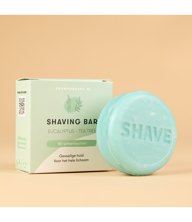 SHAMPOOBARS •• Shaving Bar Eucalyptus – Tea Tree