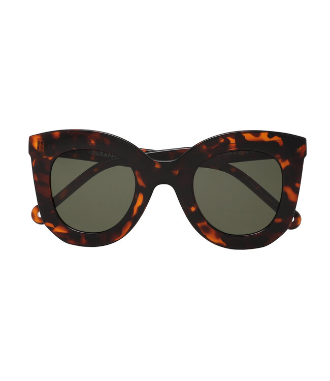 PARAFINA •• Jungla Tortoise Pepper Green Sunglasses