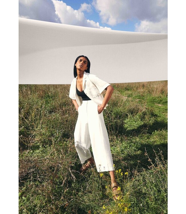 ARMEDANGELS •• CARUNAA LINO | BROEK MET REGULAR FIT VAN LINNENMIX