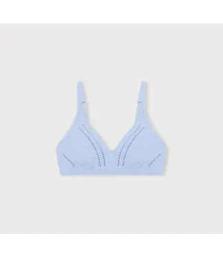 Organic Basics •• Seamless Triangle Bra | Sky Blue