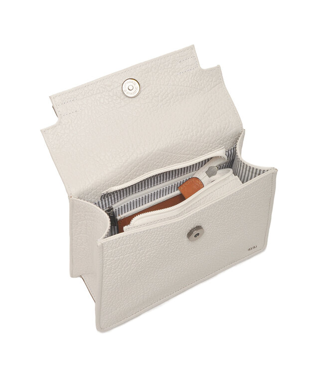 Berba ••  Leren crossbody tas Chamonix | pebble