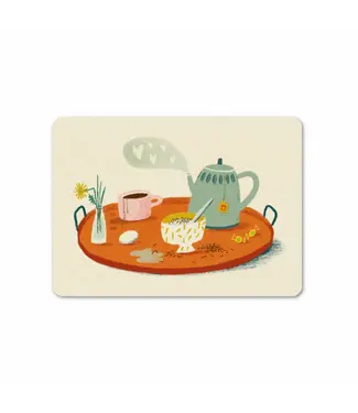 Illu-ster •• Ansichtkaart | Breakfast in bed