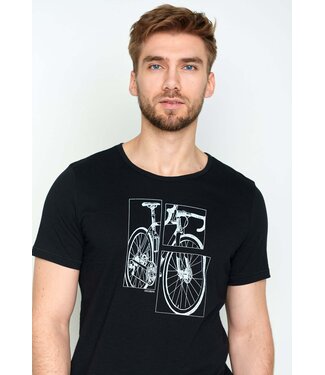 GREENBOMB •• T-shirt Bike Cut Spice | black