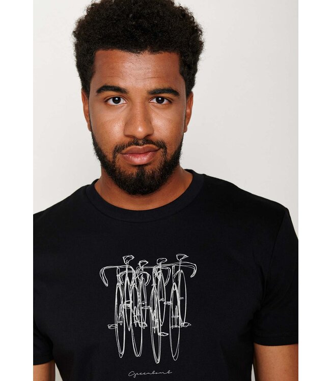 GREENBOMB •• T-Shirt Guide Sketch | black