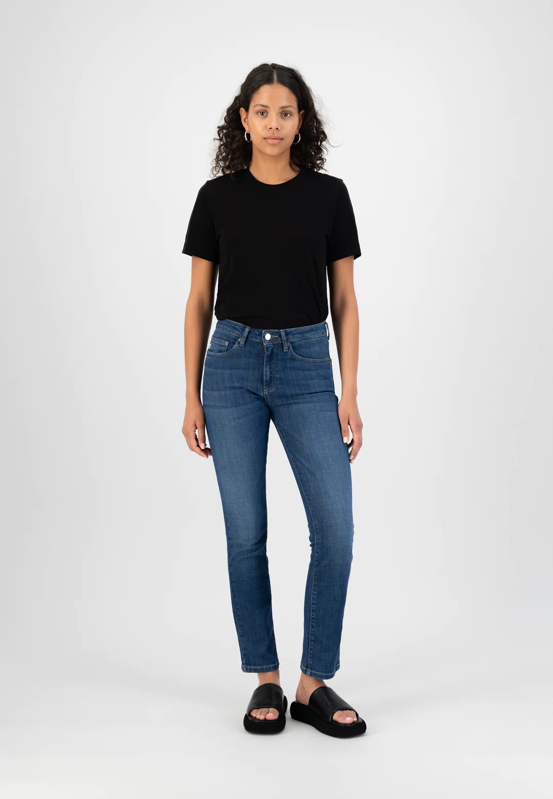 Mudjeans Carry Mid Straight Stone Vintage