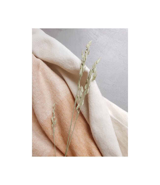 Bufandy •• Brushed Ombre Coral Peach | Alpaca Shawl