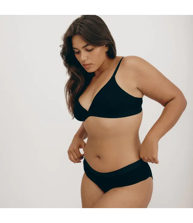 Organic Basics •• Rib-Flex Hipster | black