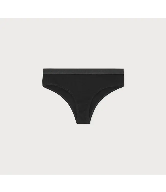 Organic Basics •• Rib-Flex Hipster | black