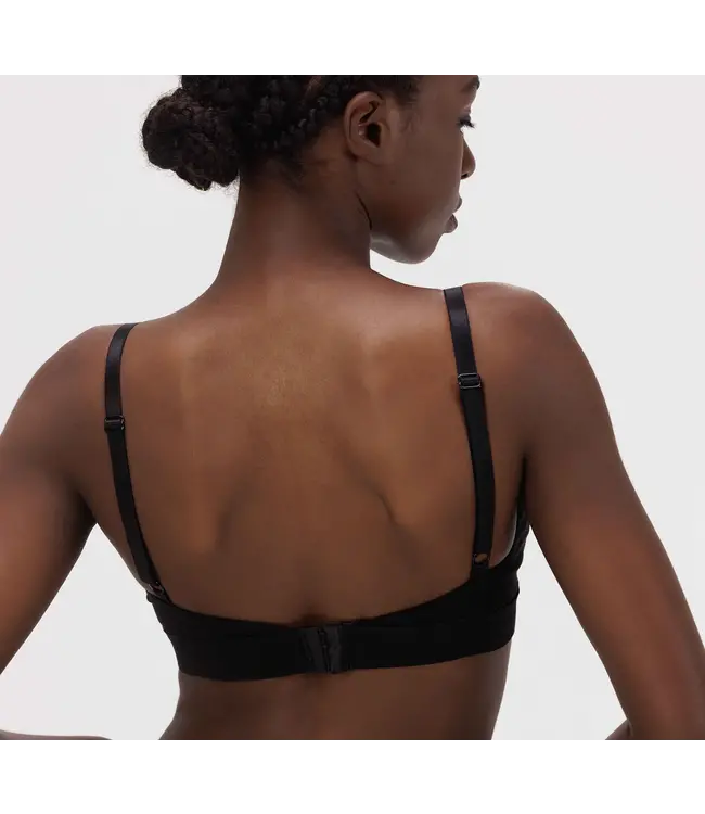 Organic Basics •• Organic Cotton Triangle Bra | black