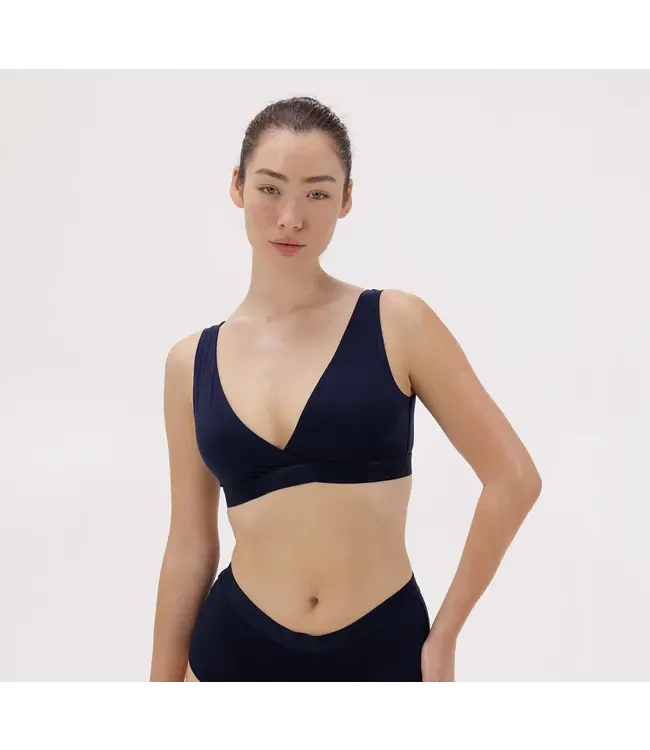 Organic Basics •• TENCEL™ Lite Basic Bralette | Navy