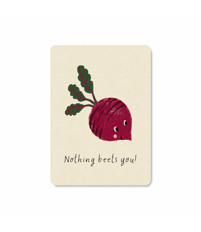 Illu-ster •• Ansichtkaart | Nothing beets you