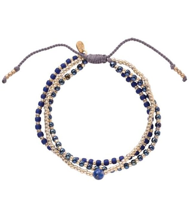 A BEAUTIFUL STORY •• Armband Loyal Lapis Lazuli