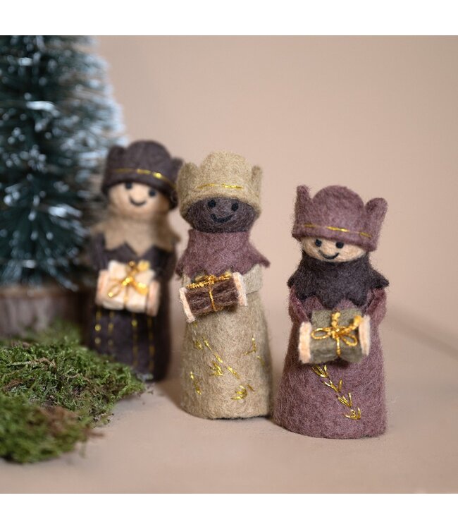 SJAAL MET VERHAAL  •• Kerststal Bruin