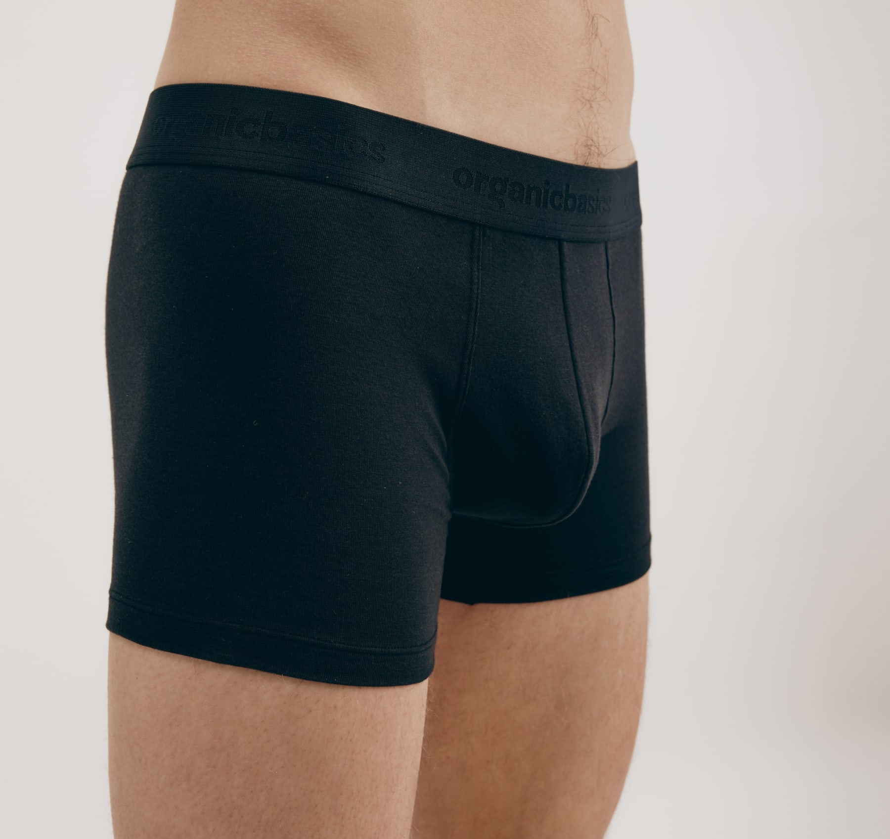 Organic Cotton Boxers 2pack black by ORGANIC BASICS De Groene