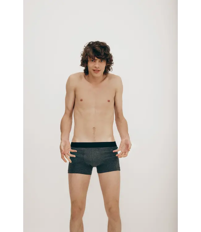Organic Basics •• Core Boxers 3-pack | slate + black
