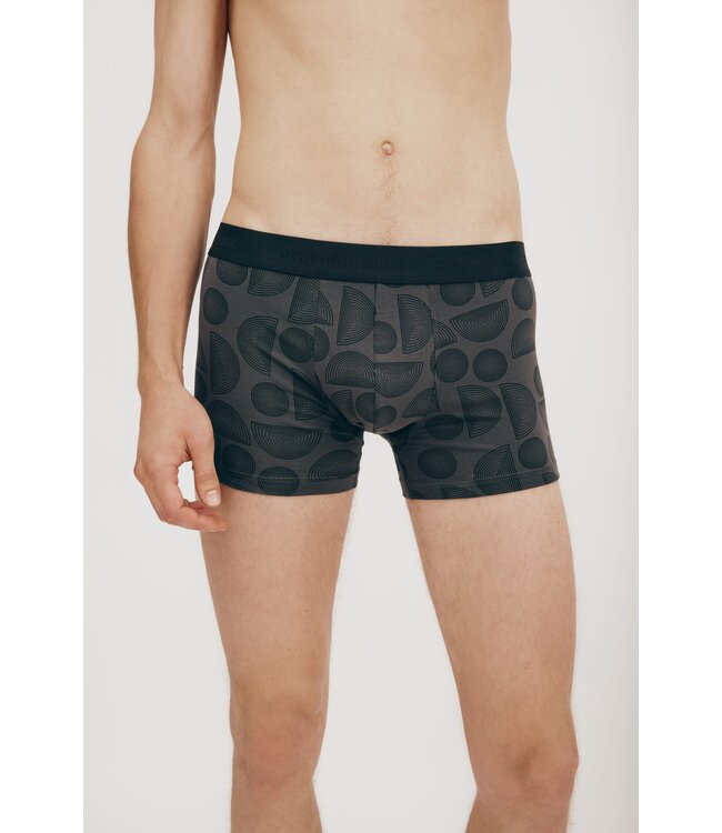 Organic Cotton Boxers 2-pack  black ~by ORGANIC BASICS - De Groene Knoop •  Green Lifestyle Store 