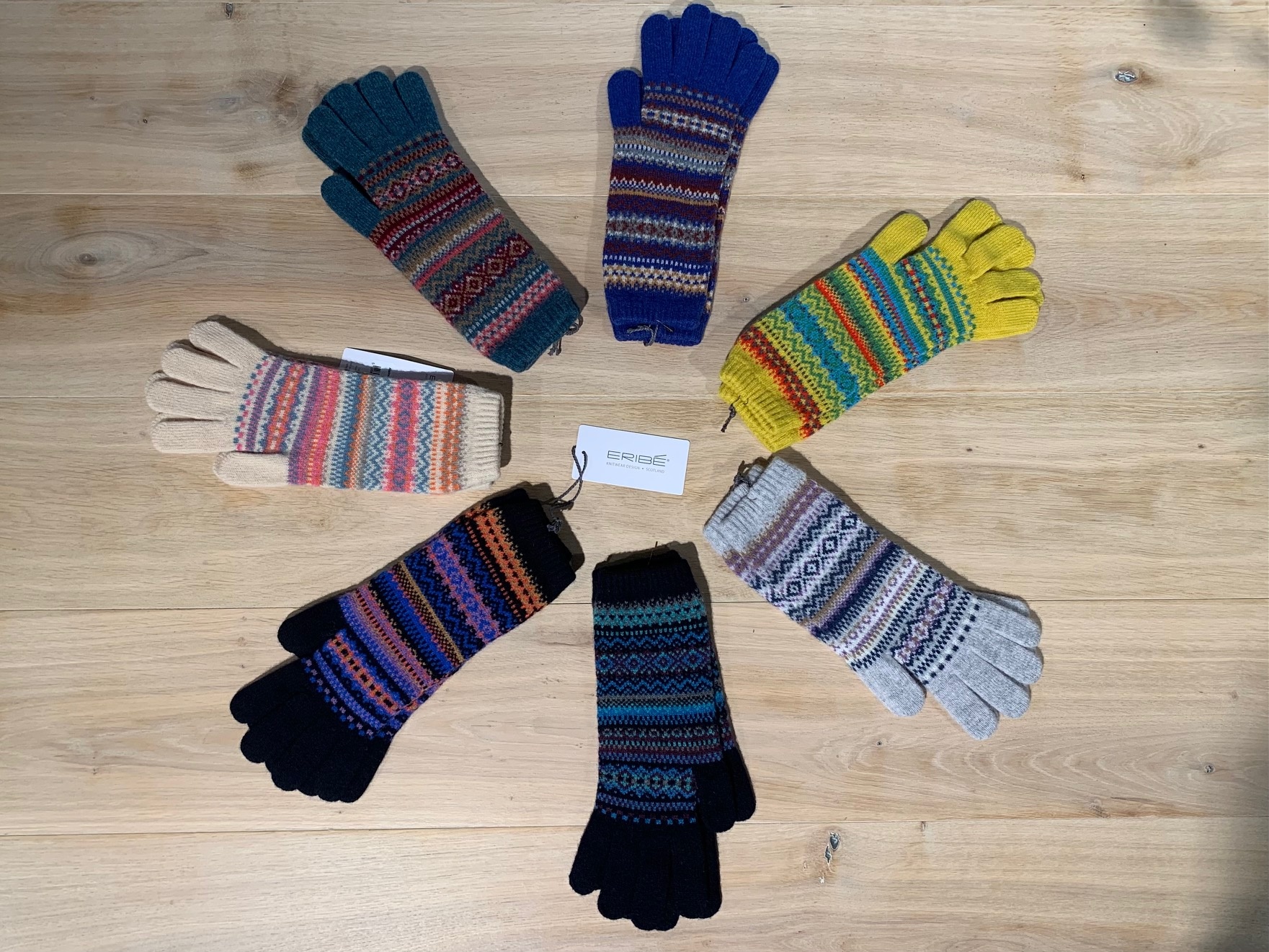 FosterNatur, Merino Dames Wolhandschoenen/Vingerhandschoenen, 100% Merinowol extra-fijn, zwart, 7