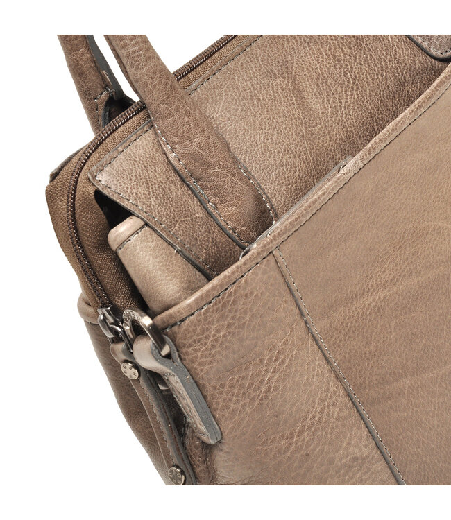 Berba •• Leren handtas Lucca | elephant