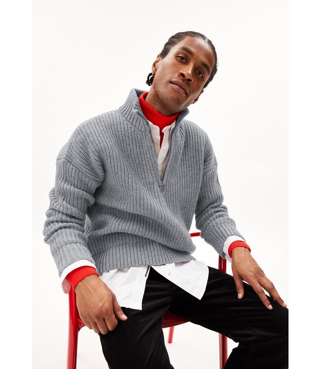 ARMEDANGELS •• ELIJAA | light grey melange