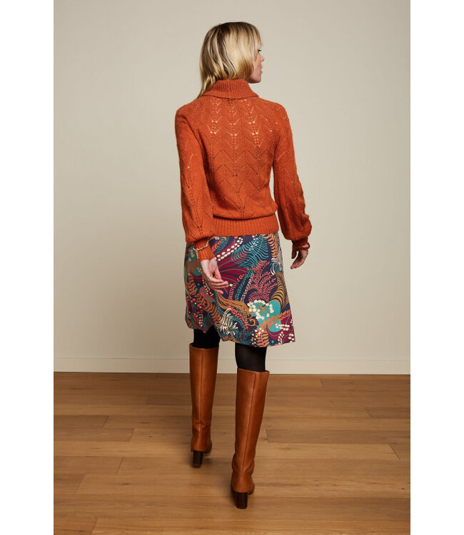 KING LOUIE •• Border Skirt Nightingale | Blue