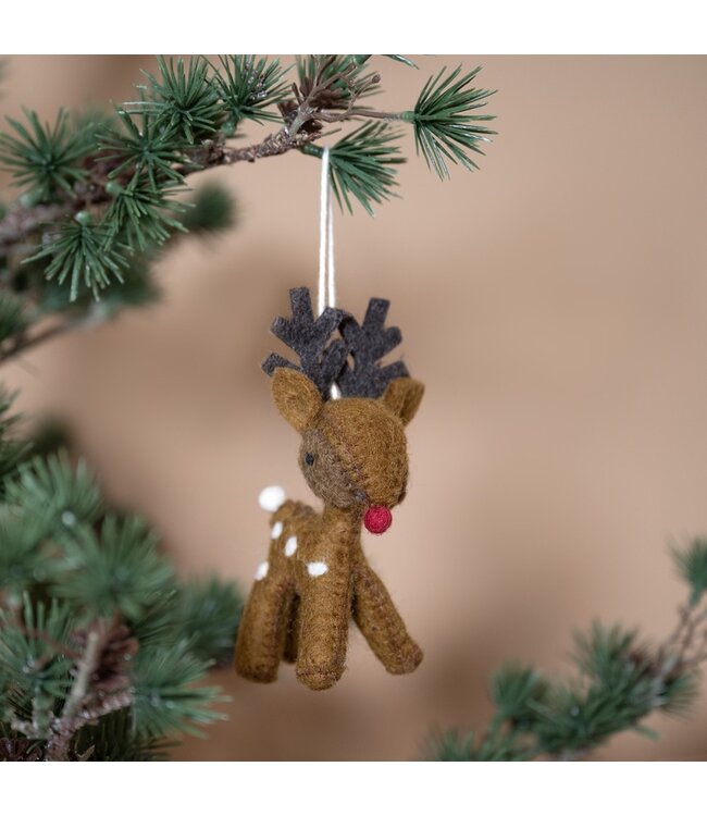 SJAAL MET VERHAAL  •• Hanger rendier | in 3 verschillende kleuren