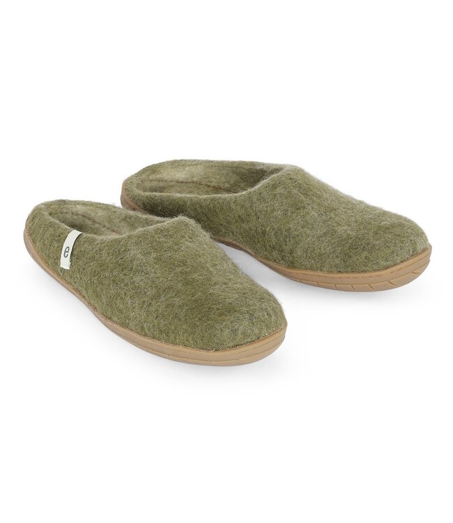 EGOS Copenhagen •• Slipper Rubberen zool | Moss Green