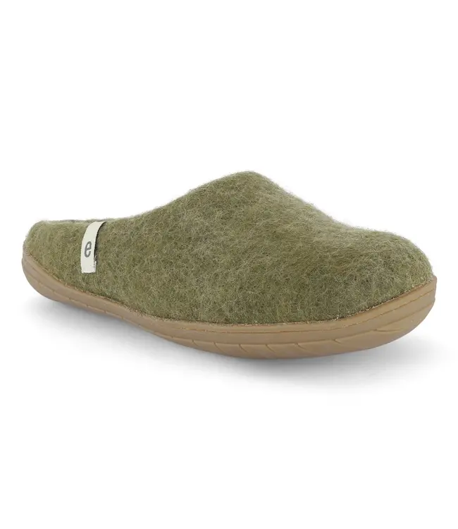EGOS Copenhagen •• Slipper Rubberen Zool Moss Green
