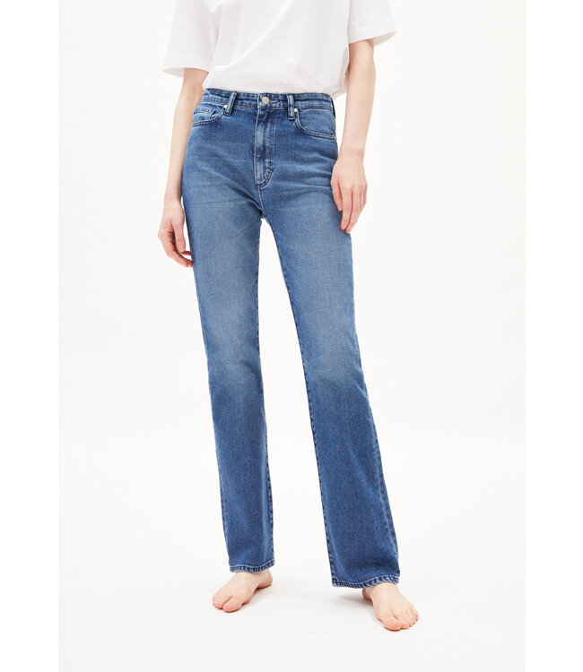 ARMEDANGELS •• LINNAA | cenote ~HIGH WAIST BOOT CUT DENIM VAN BIOLOGISCHE KATOENMIX