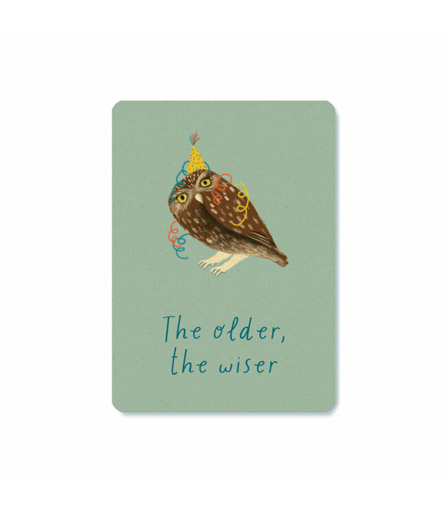 Illu-ster •• Ansichtkaart | The older, the wiser