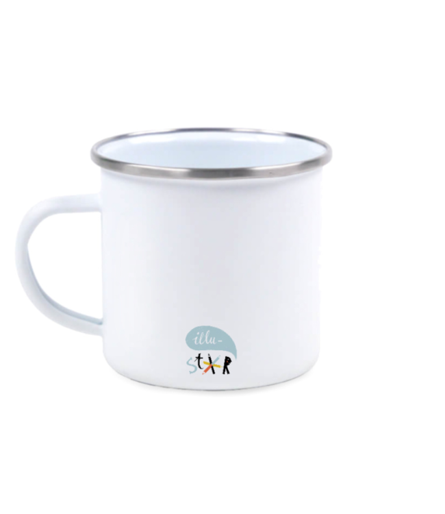 Illu-ster •• Emaille mok | Winter walk