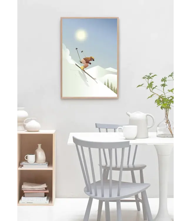VisseVasse •• DOWNHILL SKIING | poster