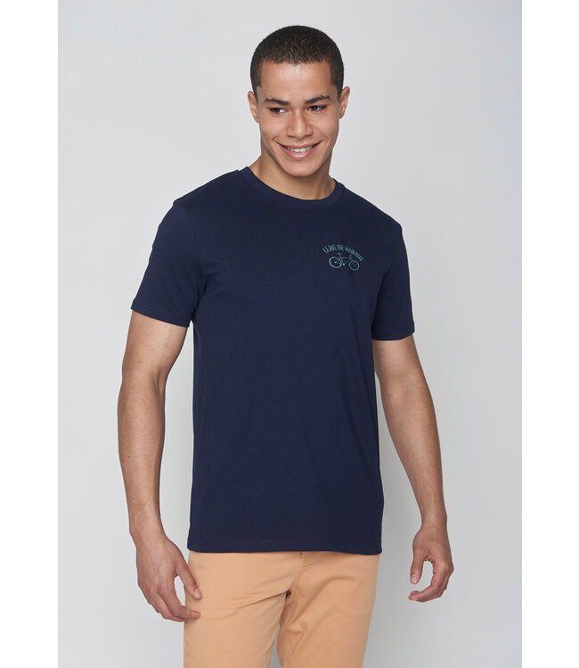 GREENBOMB •• T-shirt Bike Leave Small guide | Navy