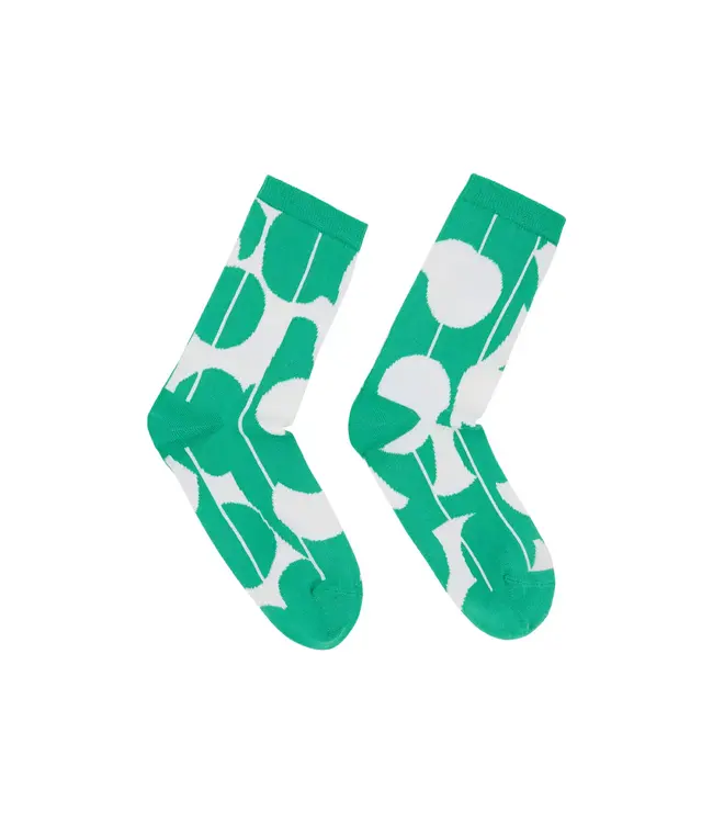 LANIUS •• Sokken " Graphic dots" | Off white- green