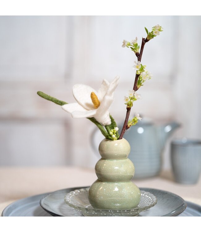 SJAAL MET VERHAAL  •• Krokus van vilt | in verschillende kleuren