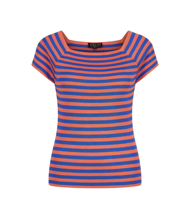 ZILCH •• Top Short Sleeve | Small Stripe Candy