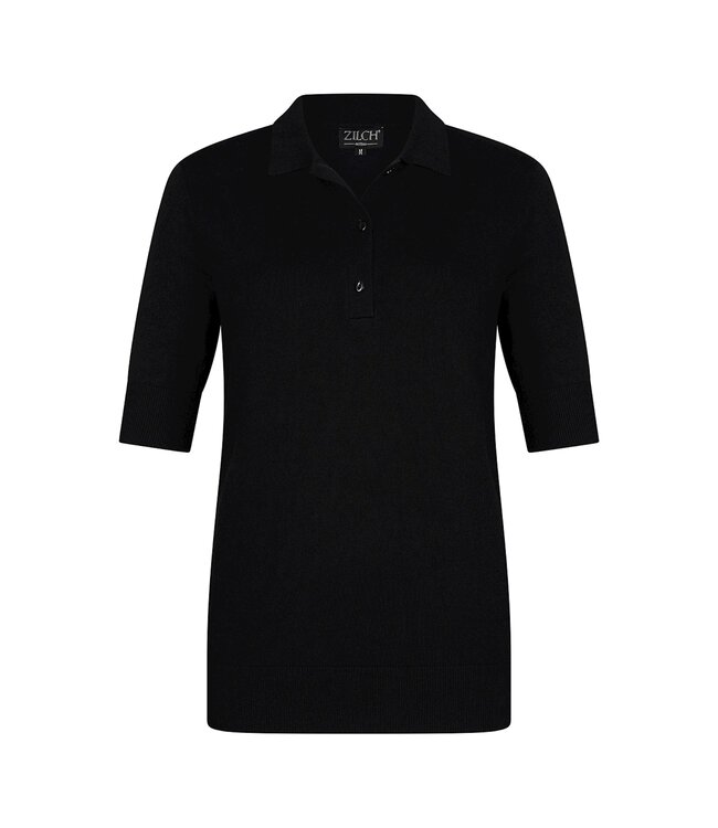 ZILCH •• Top Polo | Black