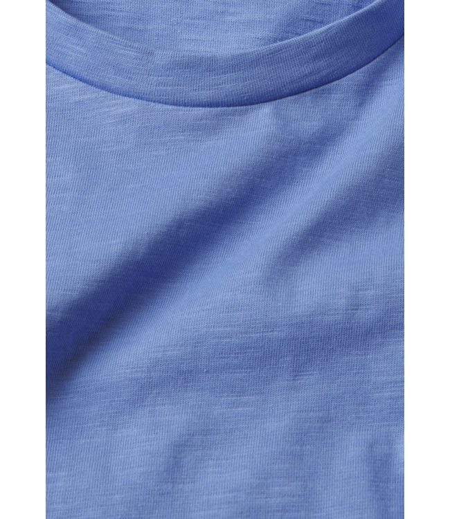 ARMEDANGELS •• t-shirt JAAMEL STRUCTURE | Blue Bloom
