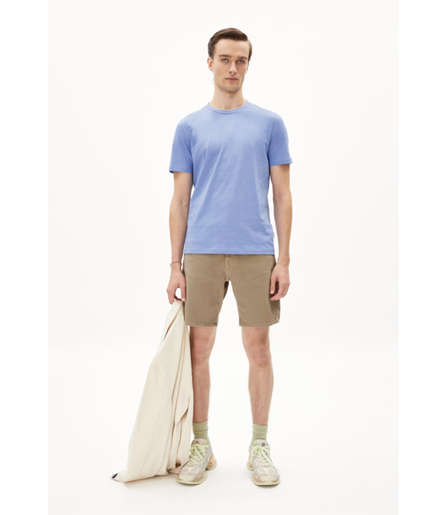 ARMEDANGELS •• t-shirt JAAMEL STRUCTURE | Blue Bloom