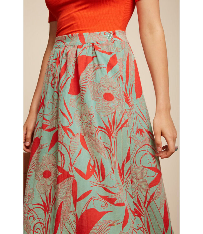 KING LOUIE •• Layla Skirt Callier | Ash Green