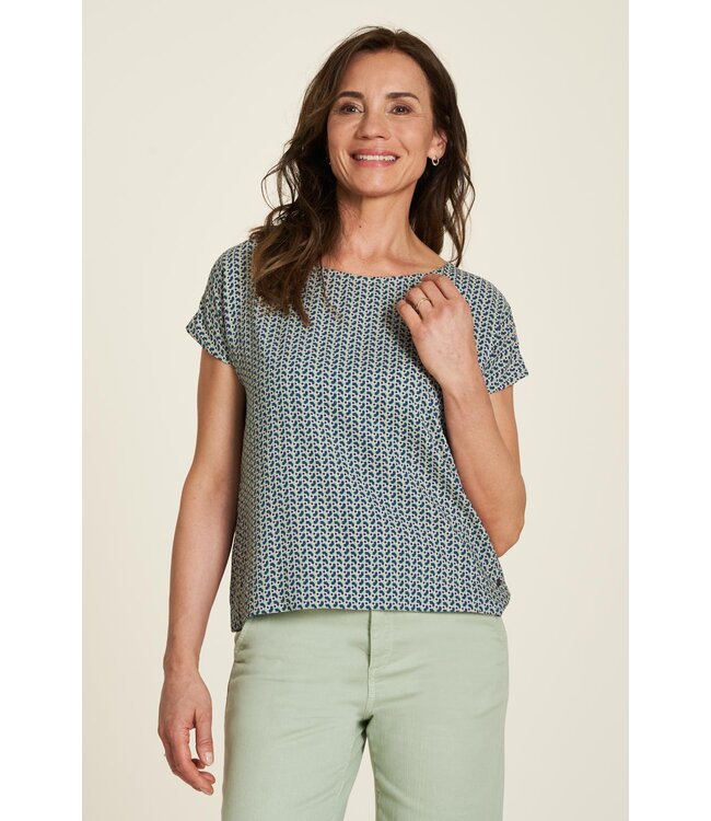 Tranquillo •• Loose EcoVero™ Blouse | Cubes