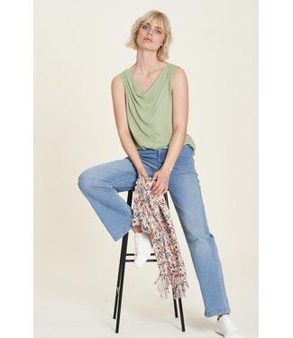 Tranquillo •• EcoVero™ Viscose Top | Topaz Green