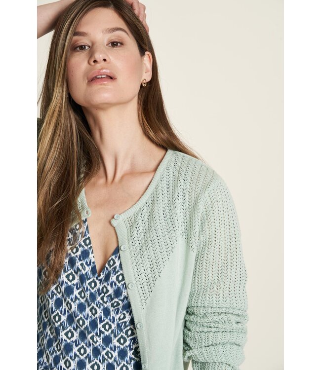 Tranquillo •• Feminine Knit Jacket | Surf