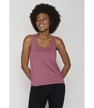 GREENBOMB •• Basic Steep Tank Top | Mauve